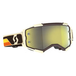 Fury Goggle Deep Brown/Beige Yellow Chrome Works Lens